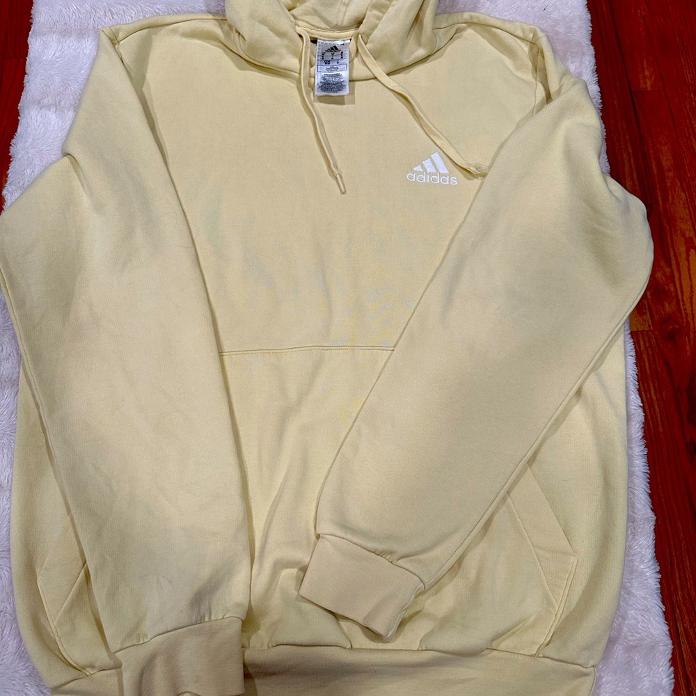 Adidas hoodie, yellow